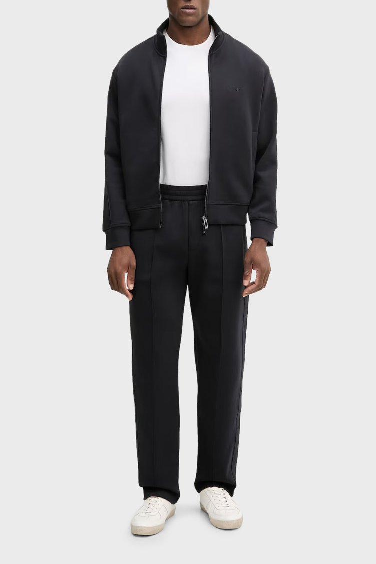 Emporio Armani Pamuklu Regular Fit Normal Bel Düz Paça Erkek Pantolon EM005223 AF10013 UC001 SİYAH - Emporio Armani (1)