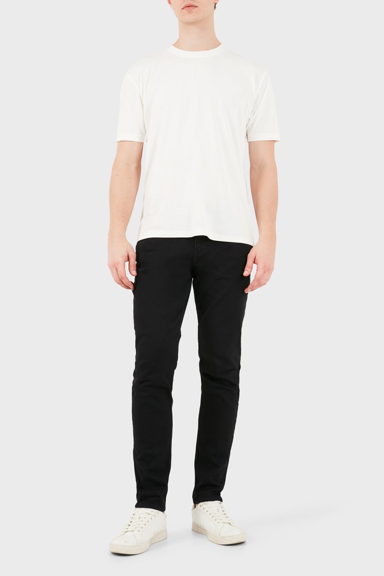 Emporio Armani Pamuklu Slim Fit Dar Paça Erkek Kot Pantolon EM006514 AF29576 MC002 Siyah - Emporio Armani (1)