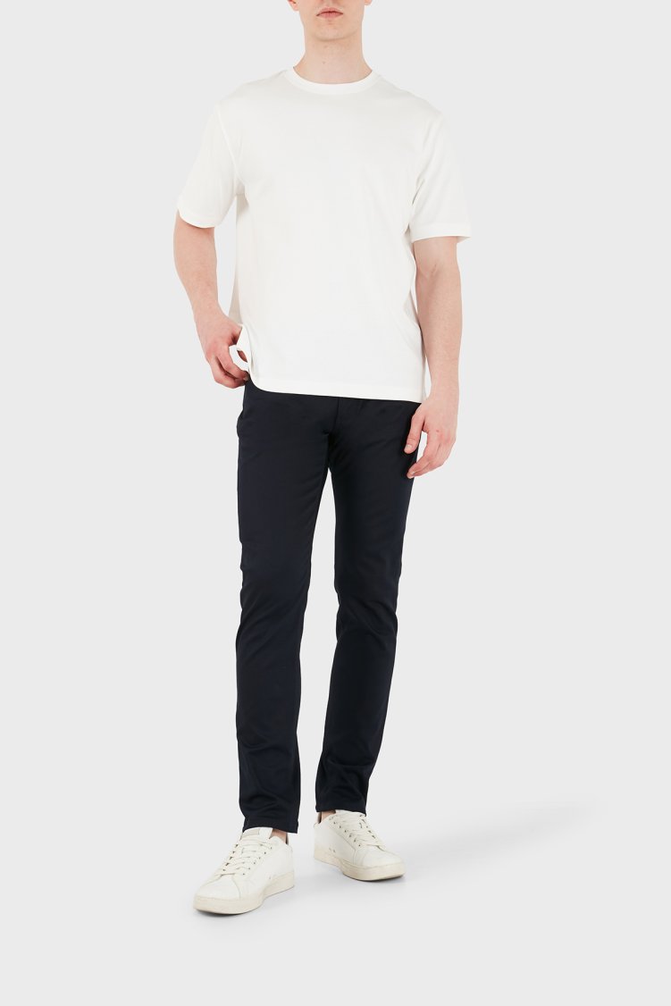 Emporio Armani Pamuklu Slim Fit Düşük Bel Jeans Erkek Kot Pantolon EM000121 AF23021 UB118 LACİVERT - Emporio Armani (1)