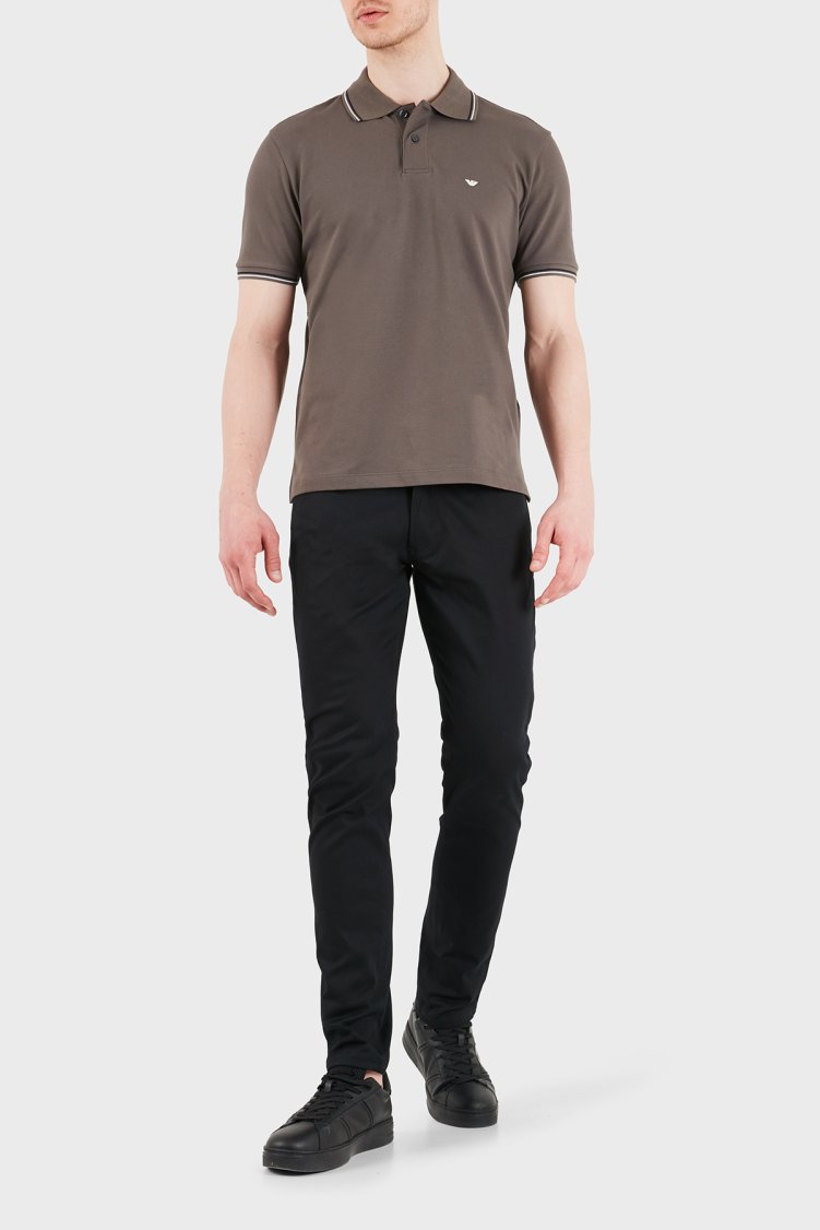 Emporio Armani Pamuklu Slim Fit Düşük Bel Jeans Erkek Kot Pantolon EM000121 AF23021 UC001 SİYAH - Emporio Armani (1)