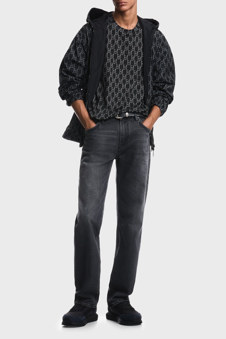 Emporio Armani Pamuklu Soluk Görünümlü Regular Fit Jeans Erkek Kot Pantolon EM000763 AF29076 M8001 Gri - Emporio Armani (1)