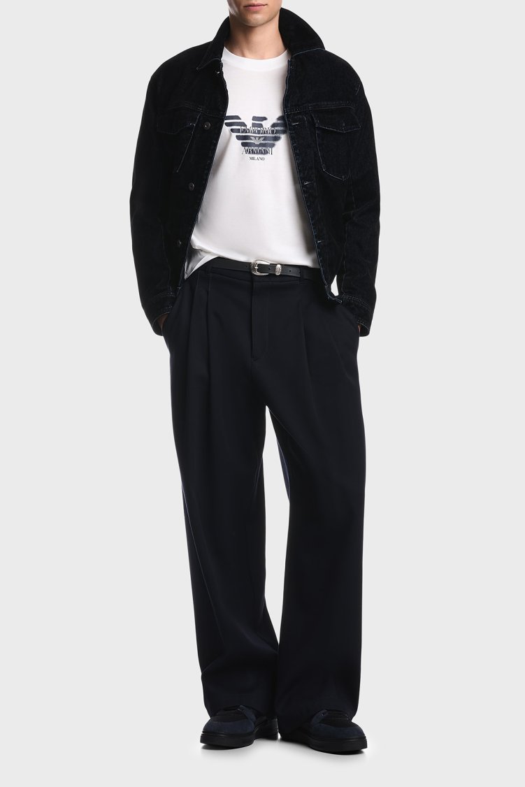 Emporio Armani Pamuklu Yuvarlak Yaka Erkek T Shirt EM006765 AF10017 U0003 Beyaz - Emporio Armani (1)