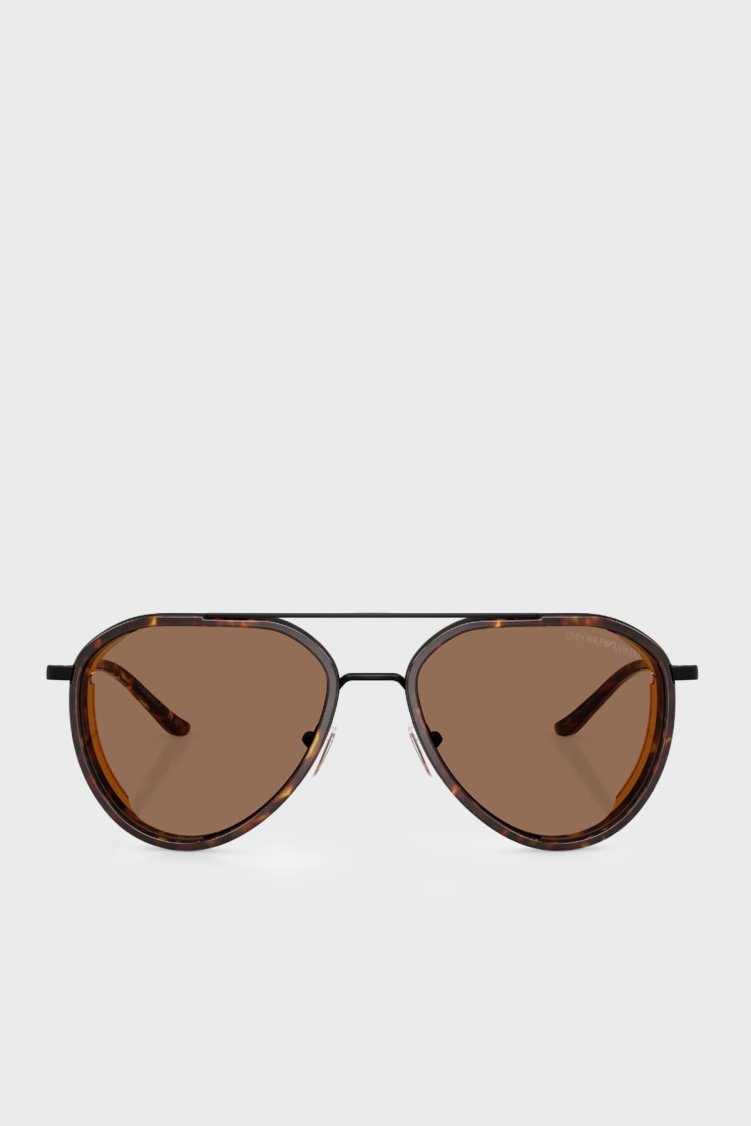 Emporio Armani Pilot Güneş Erkek Gözlük 0EA2163 300173 56 Siyah - Emporio Armani (1)