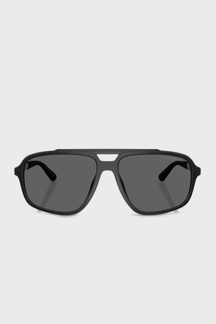 Emporio Armani Polikarbon Güneş Erkek Gözlük 0EA4236U 5001T3 59 Mat Siyah-Gri Polarize - Emporio Armani