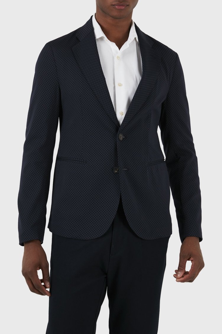 Emporio Armani Regular Fit Blazer Erkek Ceket E31G37 F1424 920 LACİVERT - Emporio Armani (1)