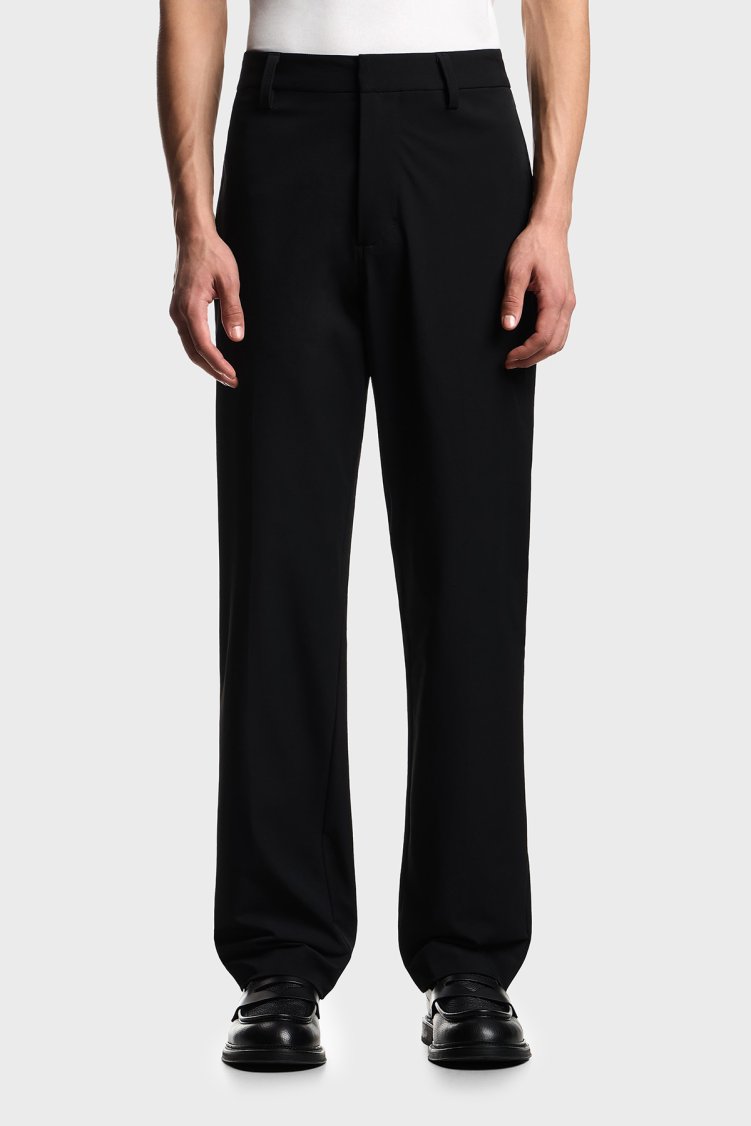 Emporio Armani Regular Fit Düz Paça Erkek Pantolon EM003660 AF18502 UC001 Siyah - Emporio Armani