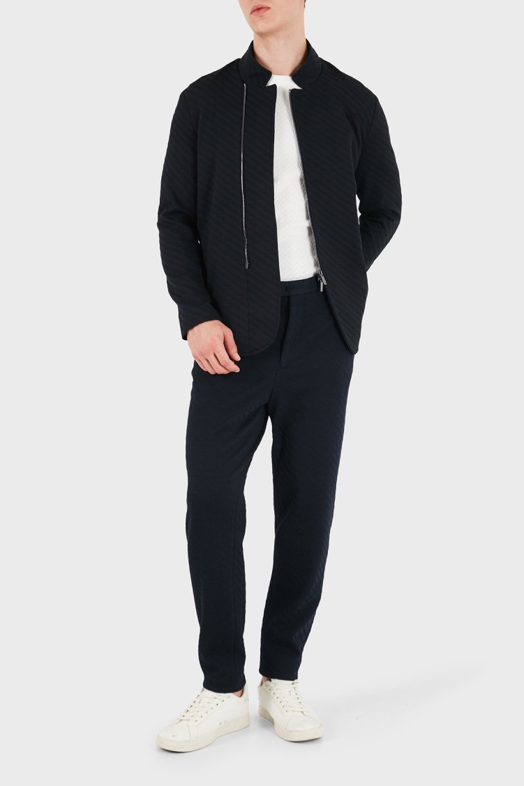 Emporio Armani Regular Fit Fit Normal Bel Düz Paça Erkek Pantolon EM000158 TE22963 MB036 Lacivert - Emporio Armani (1)