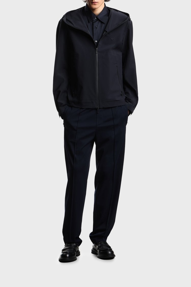 Emporio Armani Regular Fit Normal Bel Düz Paça Erkek Pantolon EM004532 AF22865 UB118 LACİVERT - Emporio Armani (1)