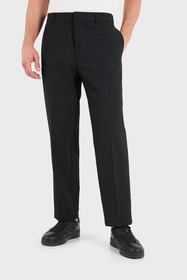 Emporio Armani Regular Fit Normal Bel Düz Paça Erkek Pantolon EM006775 AF28011 UB118 Lacivert - Emporio Armani