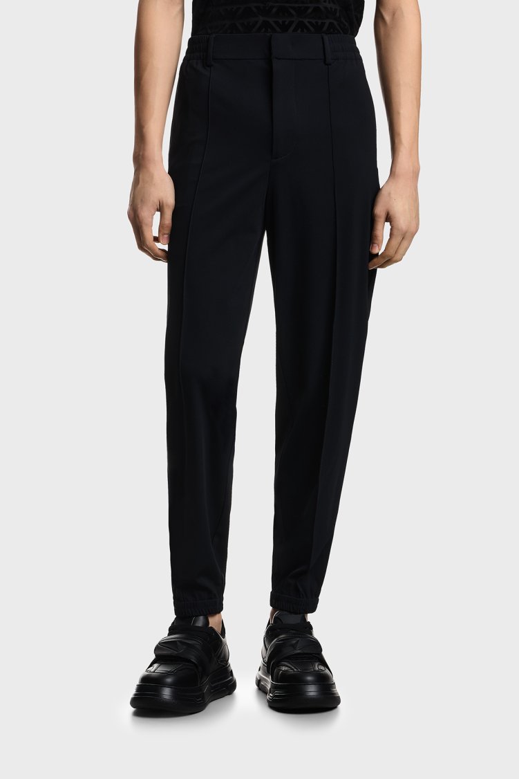 Emporio Armani Regular Fit Normal Bel Lastikli Paça Jogger Erkek Pantolon EM004906 AF23435 UB118 LACİVERT - Emporio Armani