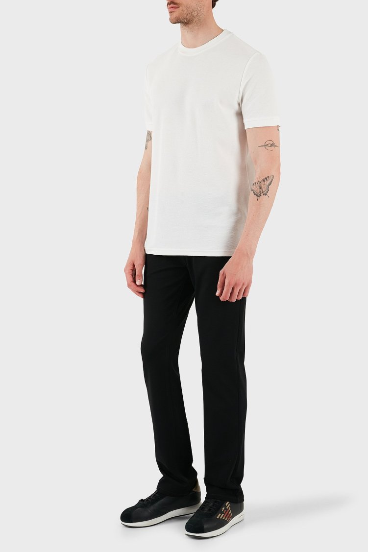 Emporio Armani Slim Fit Normal Bel Düz Paça Jeans Erkek Kot Pantolon EM001713 TE11112 UC001 SİYAH - Emporio Armani (1)