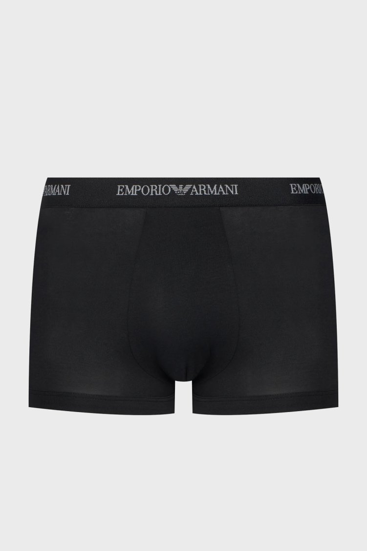 Emporio Armani Streç Pamuklu 3 Pack Erkek Boxer EM000259 AF14132 MC061 SİYAH - Emporio Armani (1)