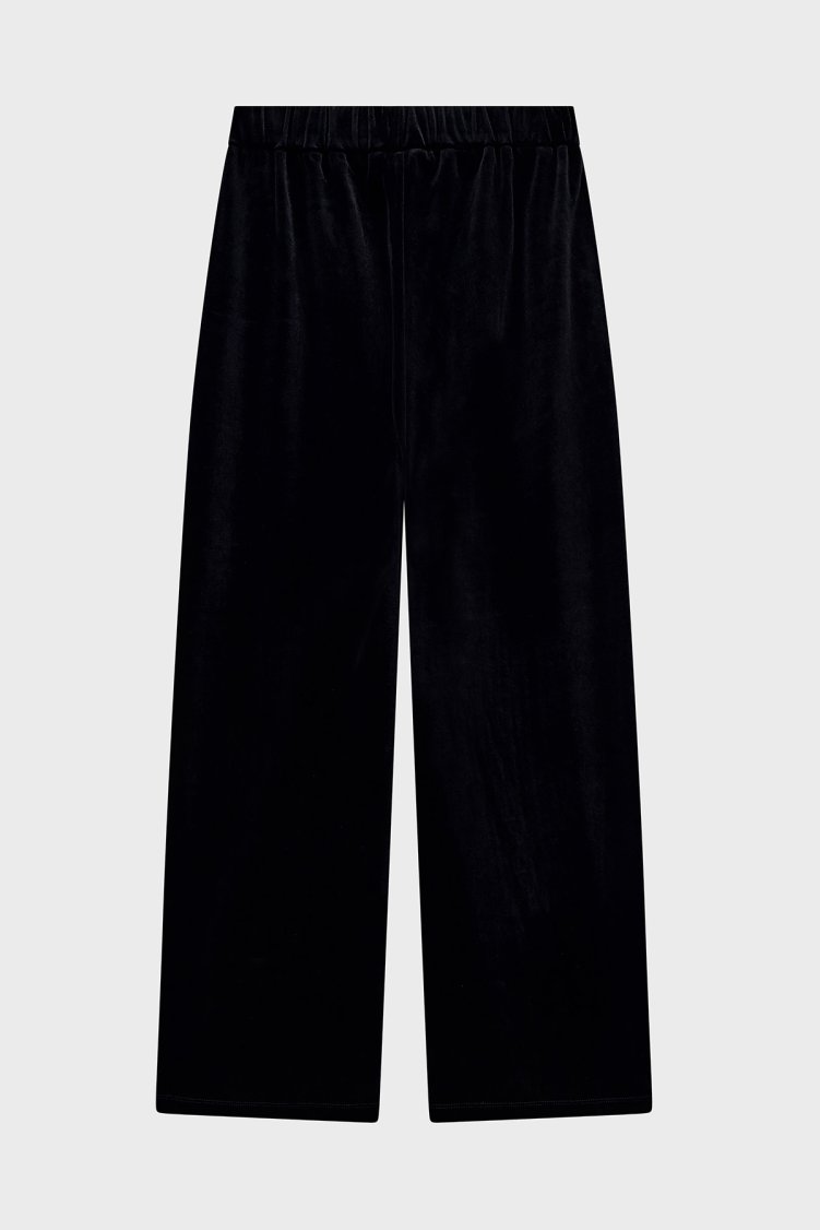 Emporio Armani Wide Leg Fit Yüksel Bel Kadın Pantolon EW004149 AF13341 UC001 Siyah - Emporio Armani (1)