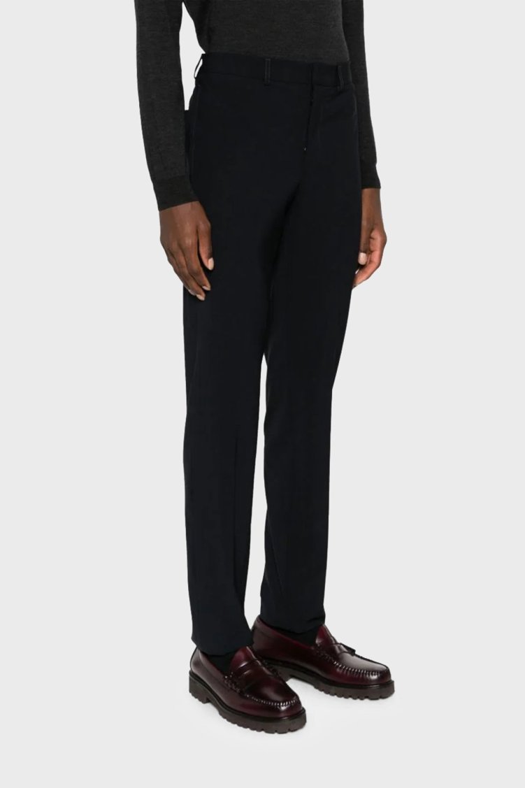Emporio Armani Yün Karışımlı Skinny-Cut Erkek Pantolon H41P68 01506 922 LACİVERT - Emporio Armani (1)