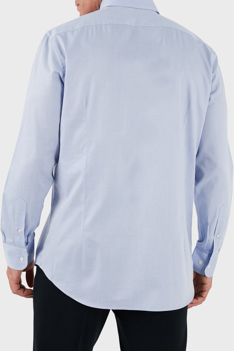 Etro % 100 Pamuk Regular Fit Düğmeli Yaka Erkek Gömlek MRIB0004 AV605 B0028 MAVİ - Etro (1)