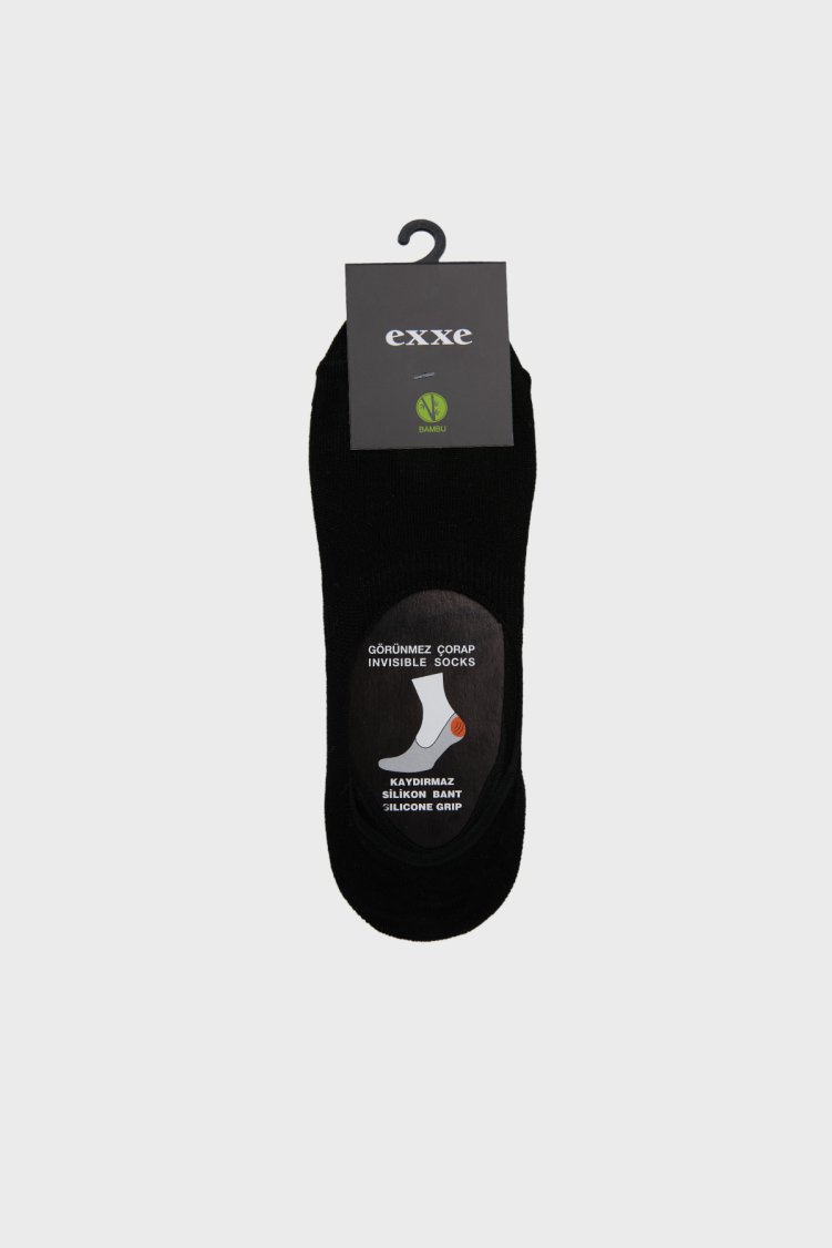 Exxe Bambu Babet Erkek Çorap 6220002 SİYAH - Exxe