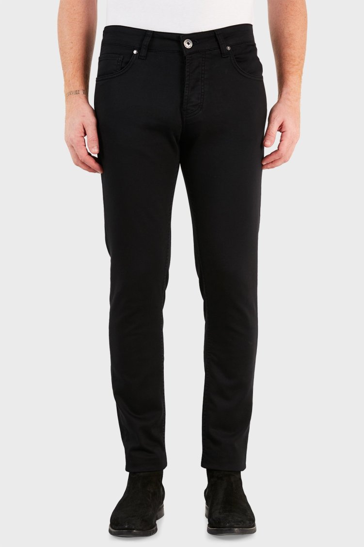 Exxe Slim Fit Cepli Pamuklu Jeans Erkek Kot Pantolon EX1001K0011BARTEZ SİYAH - Exxe (1)