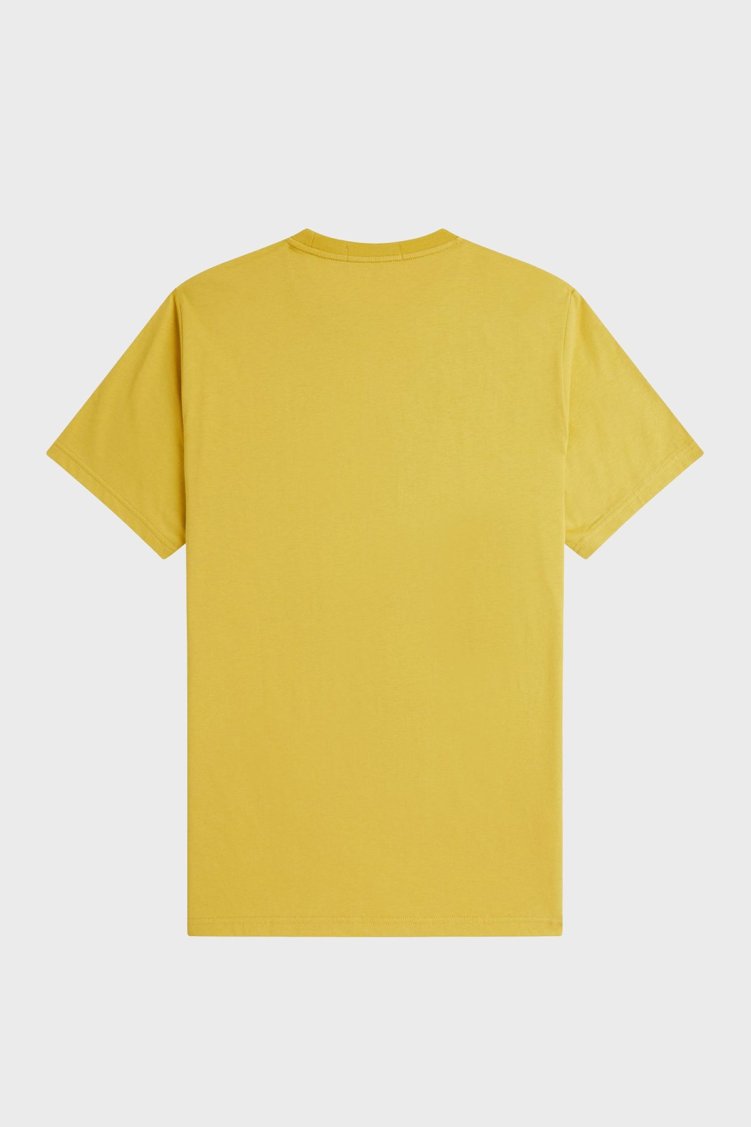 Fred Perry % 100 Pamuk Logolu Regular Fit Bisiklet Yaka Erkek T Shirt M9825 X18 SARI - Fred Perry (1)