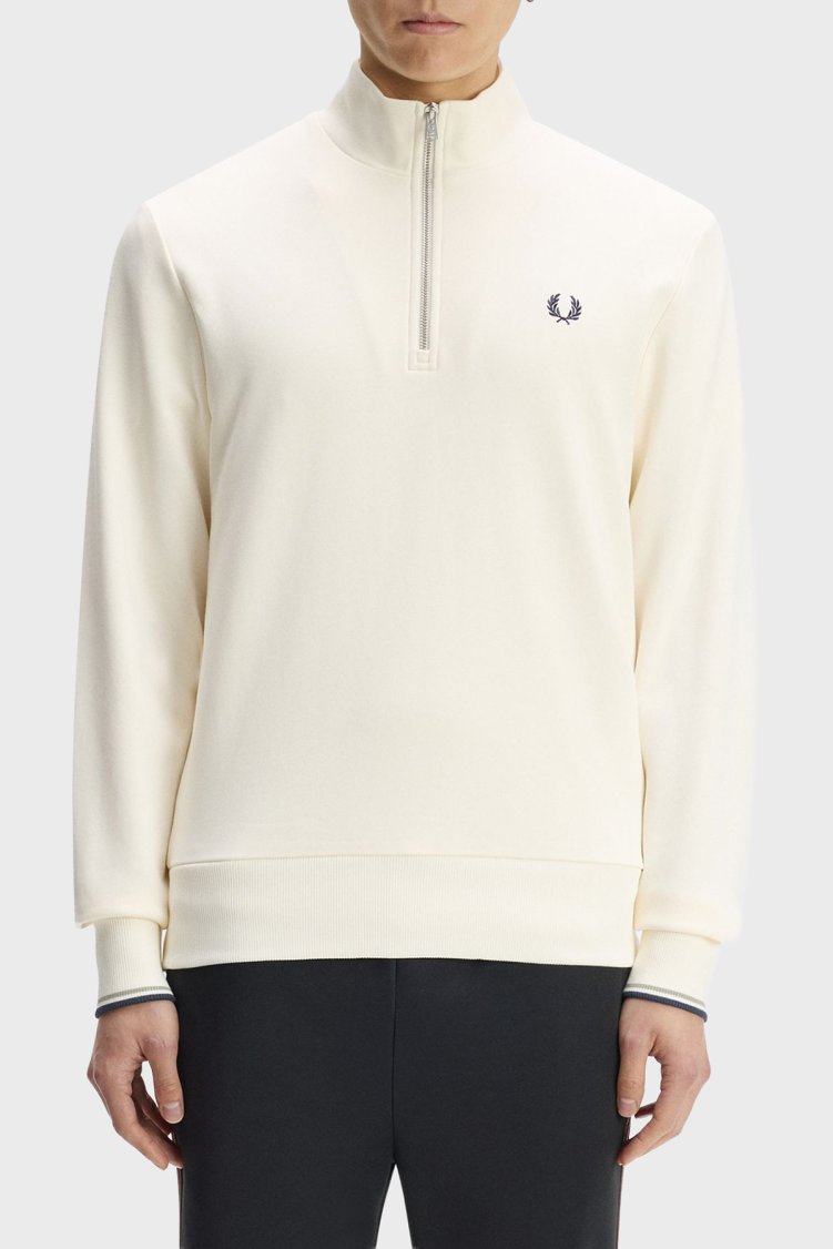 Fred Perry Erkek Sweat M3574 68C Ekru - Fred Perry
