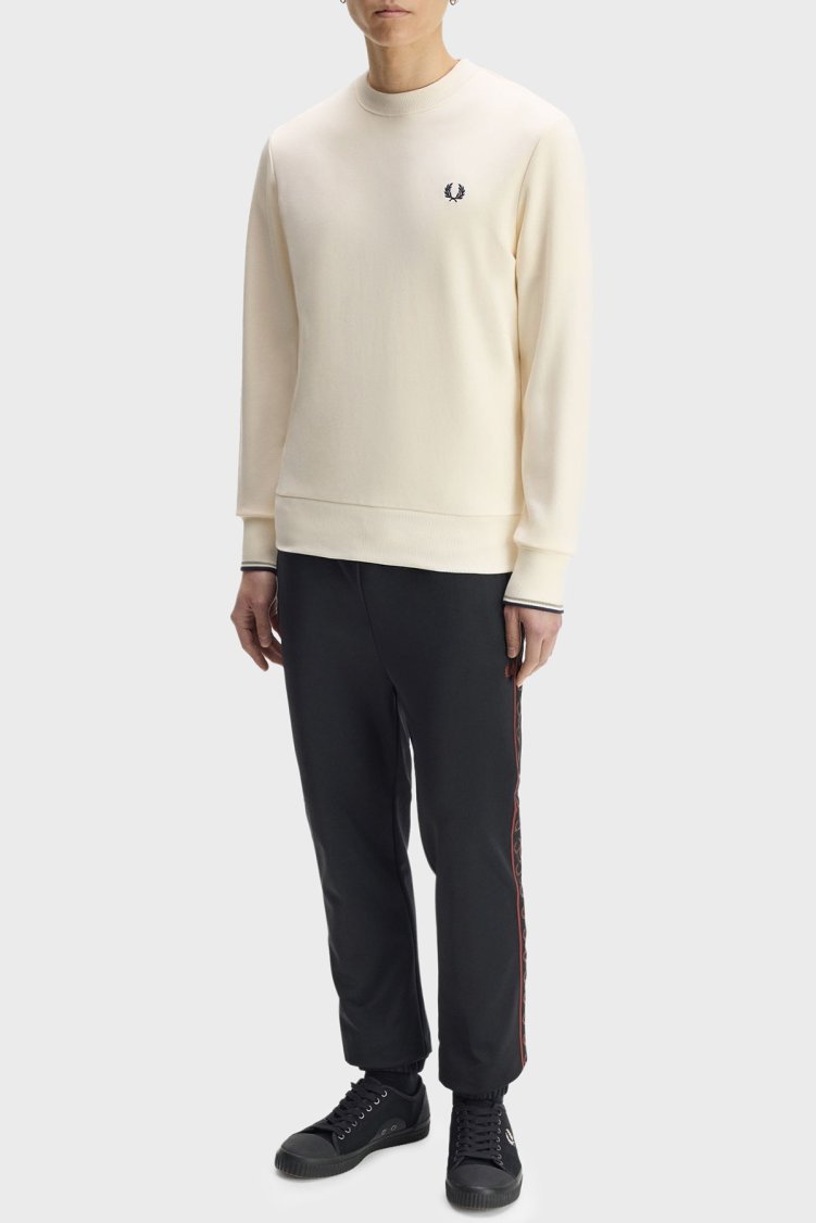 Fred Perry Erkek Sweat M7535 68C Ekru - Fred Perry (1)