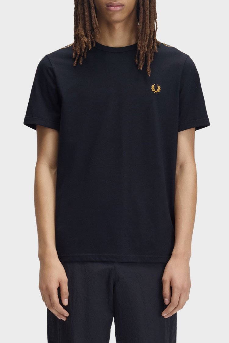 Fred Perry Erkek T Shirt M4613 51C Lacivert - Fred Perry