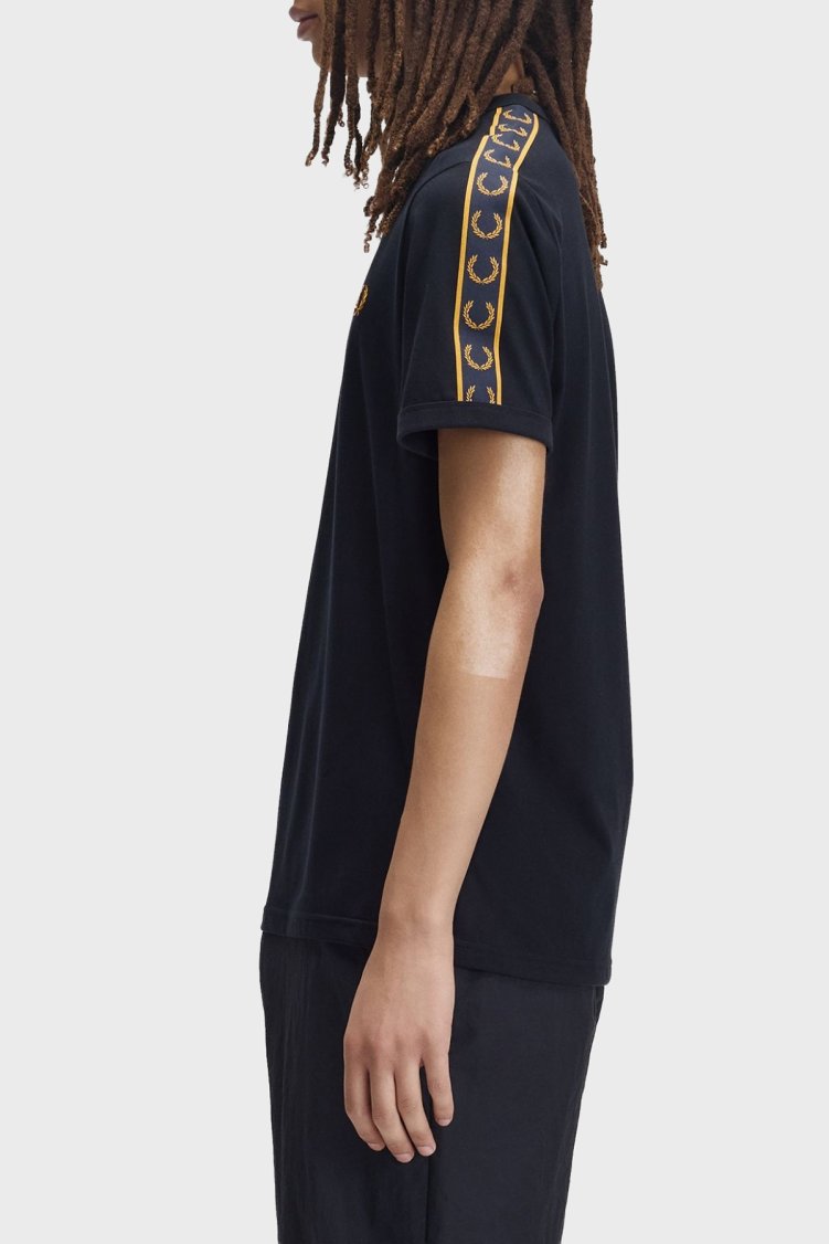 Fred Perry Erkek T Shirt M4613 51C Lacivert - Fred Perry (1)