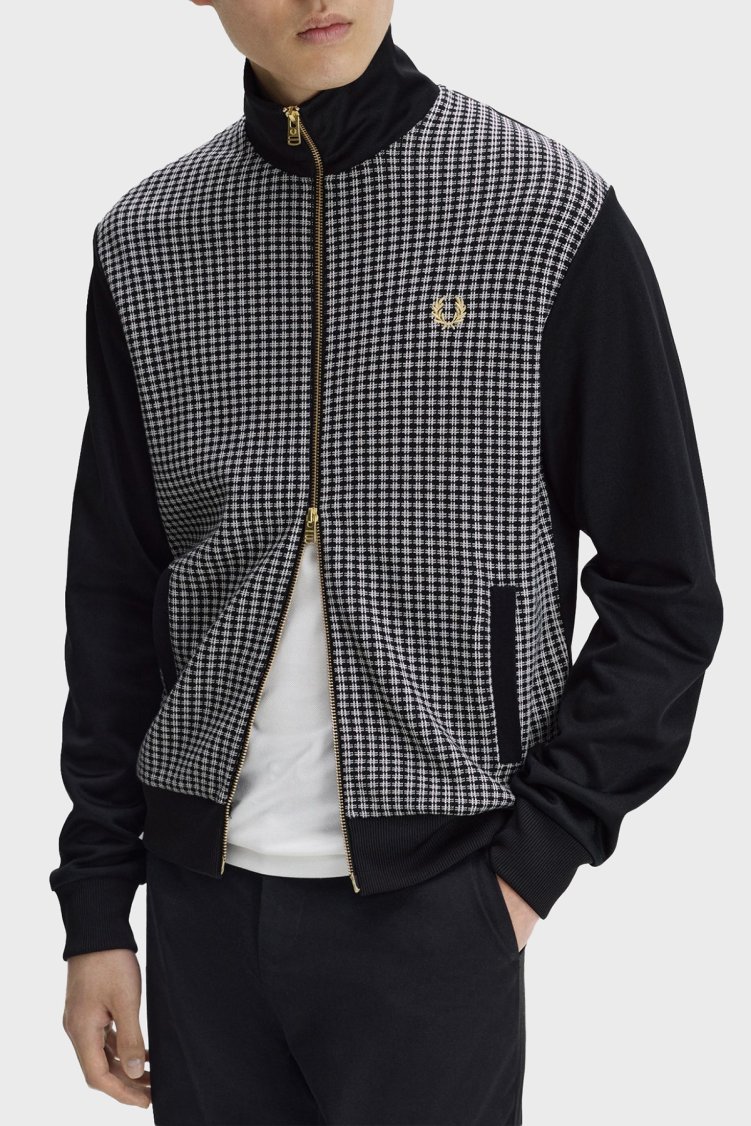 Fred Perry Jakarlı Regular Fit Dik Yaka Erkek Mont J2303 102 SİYAH - Fred Perry