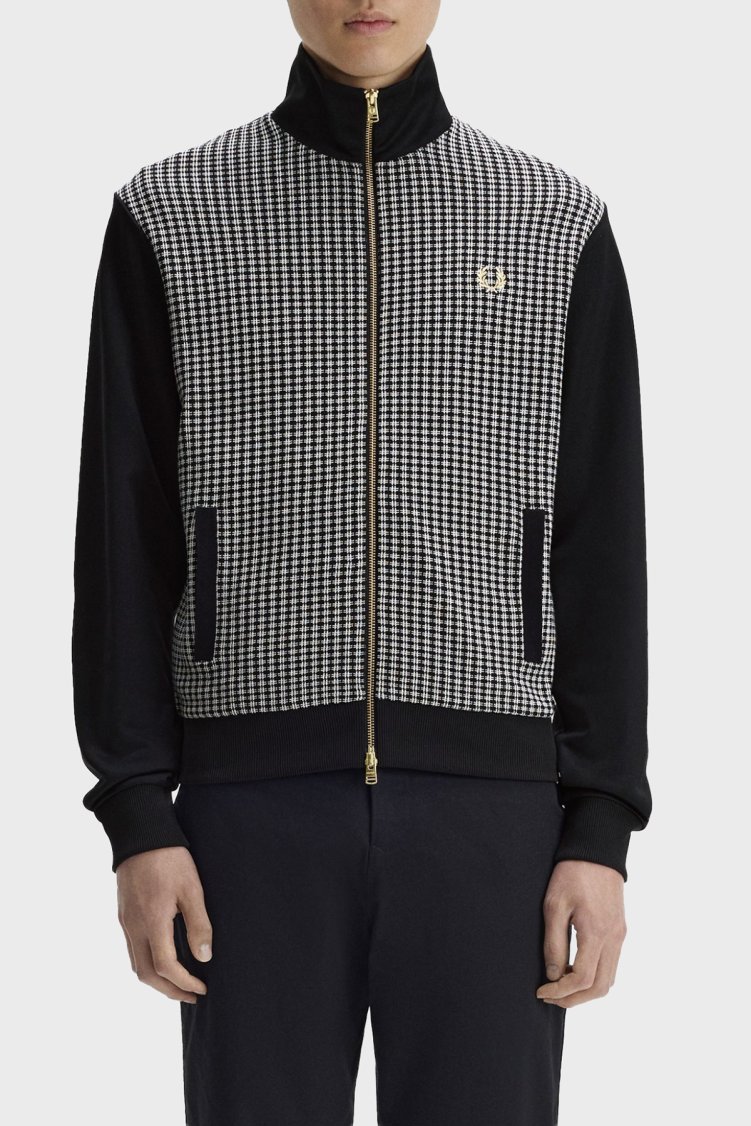 Fred Perry Jakarlı Regular Fit Dik Yaka Erkek Mont J2303 102 SİYAH - Fred Perry (1)