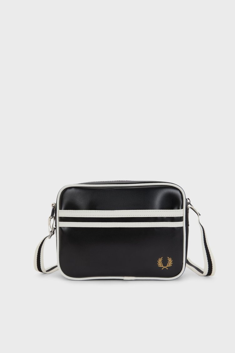 Fred Perry Logolu Ayarlanabilir Askılı Unisex Çanta L2168 D57 Siyah-ekru - Fred Perry