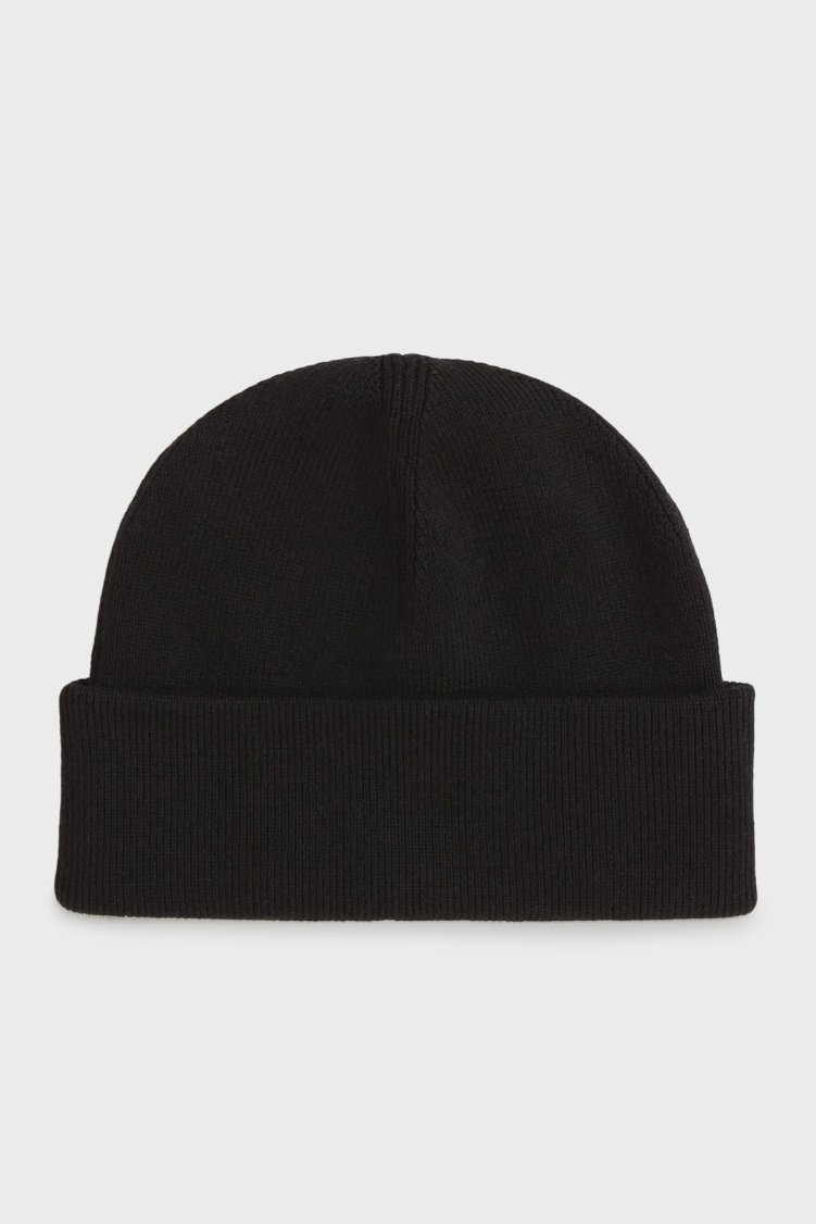 Fred Perry Logolu Yün ve Pamuk Karışımlı Unisex Bere C8161 843 SİYAH - Fred Perry (1)