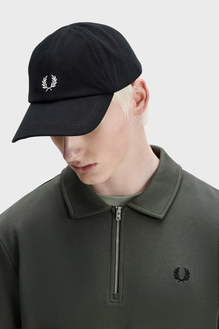 Fred Perry Pamuklu Logolu Unisex Şapka HW2295 843 SİYAH - Fred Perry (1)