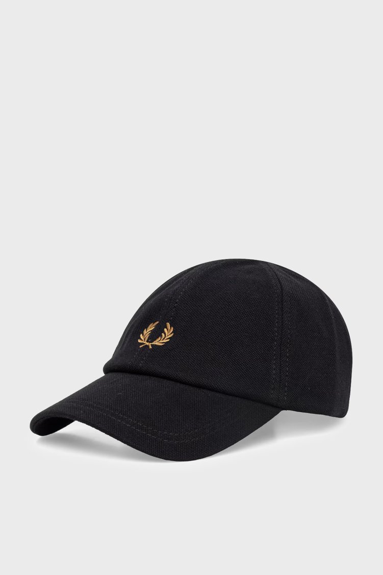 Fred Perry Pamuklu Logolu Unisex Şapka HW2295 U12 SİYAH - Fred Perry