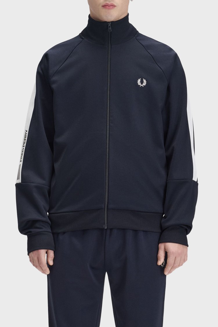 Fred Perry Pamuklu Regular Fit Dik Yaka Erkek Ceket J3301 608 Lacivert - Fred Perry