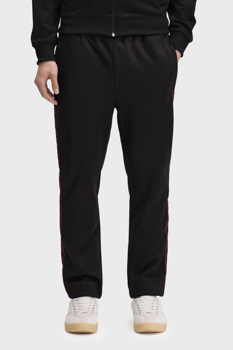 Fred Perry Pamuklu Regular Fit Lastikli Paça Erkek Eşofman Altı T5507 220 Siyah - Fred Perry
