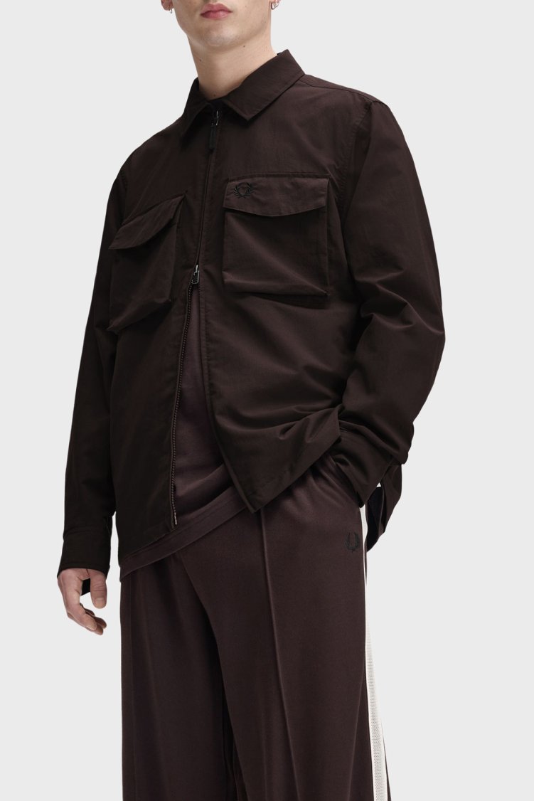 Fred Perry Regular Fit Yaka Erkek Gömlek M2402 33C Kahve - Fred Perry (1)