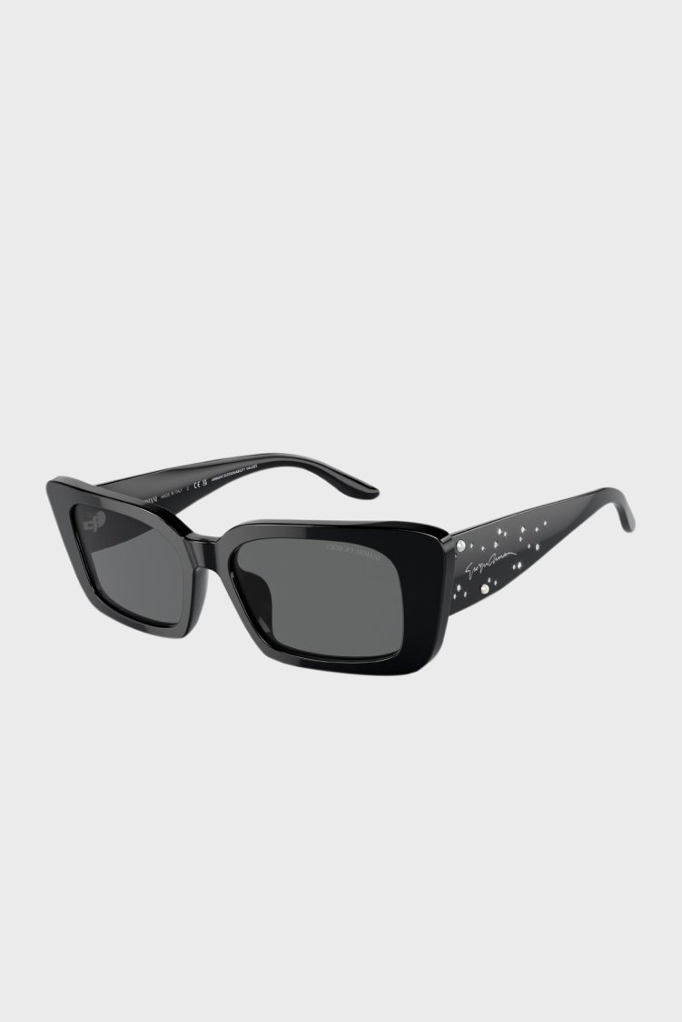 Giorgio Armani Güneş Kadın Gözlük 0AR8214BU 500187 53 SİYAH-KOYU GRİ - Giorgio Armani