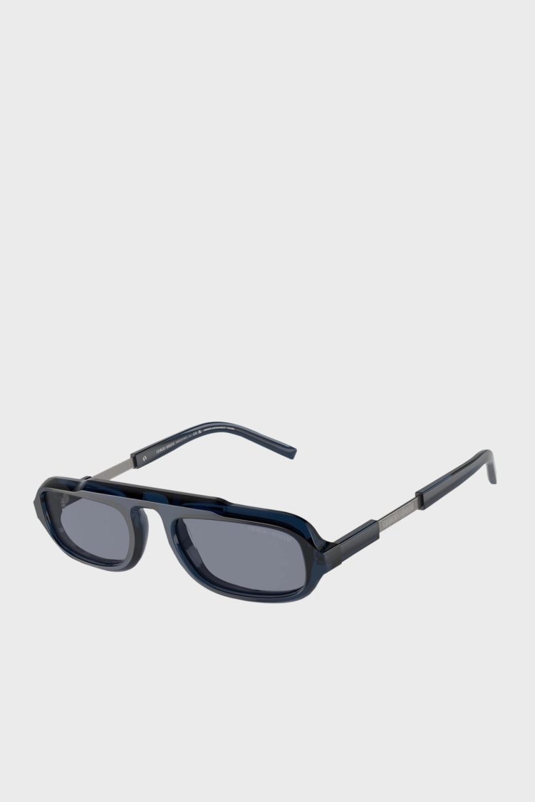 Giorgio Armani Güneş Erkek Gözlük 0AR8203 604719 51 Şeffaf Mavi-Mavi - Giorgio Armani