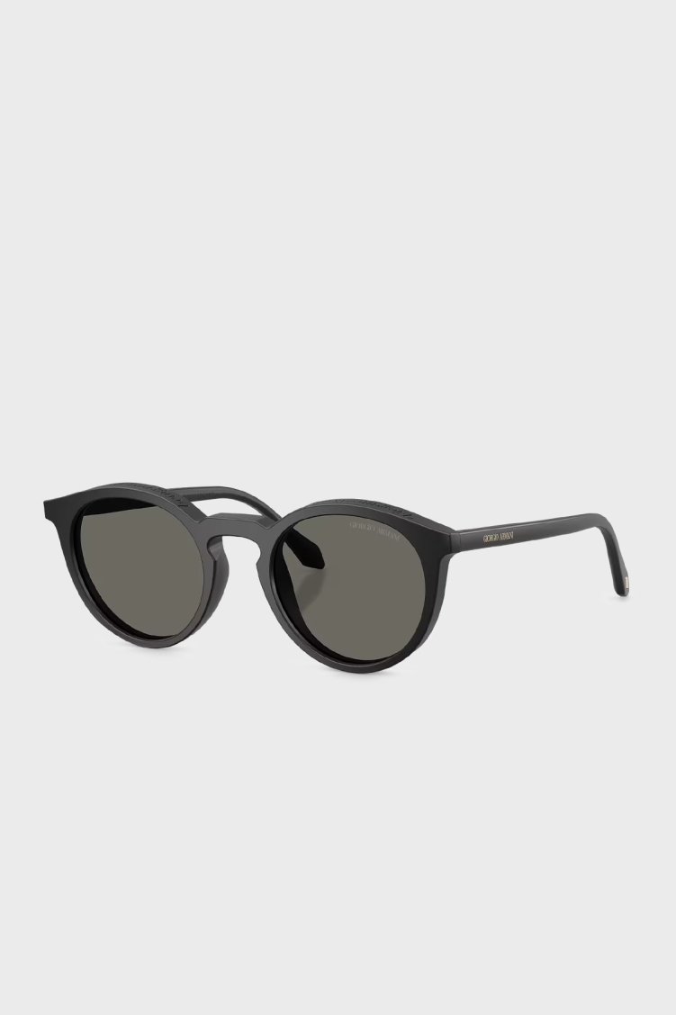 Giorgio Armani Logolu Güneş Erkek Gözlük 0AR8230U 5875R5 48 SİYAH-KOYU GRİ - Giorgio Armani