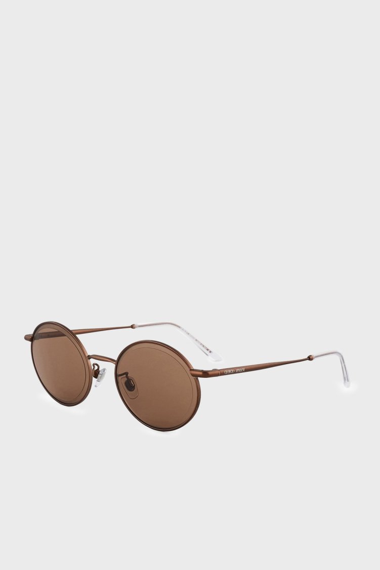 Giorgio Armani Oval Güneş Bayan Gözlük 0AR6170 320173 51 Mat Bronz-Kahve - Giorgio Armani
