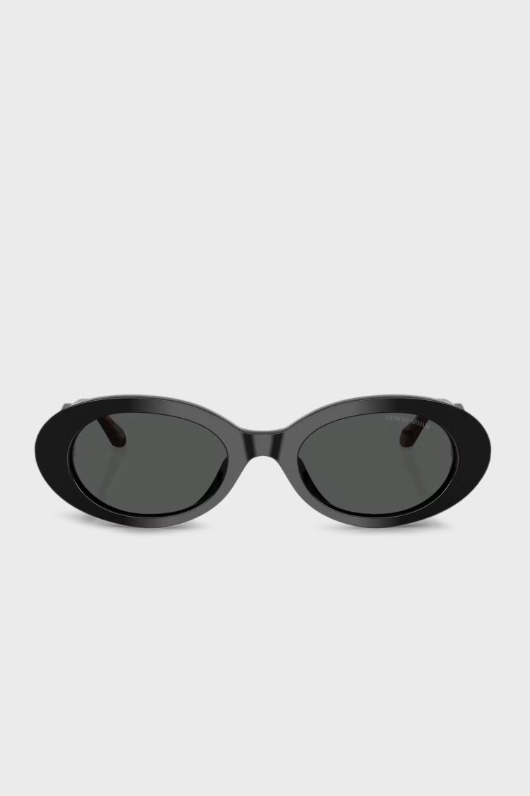 Giorgio Armani Oval Güneş Kadın Gözlük 0AR8234U 587587 52 SİYAH-KOYU GRİ - Giorgio Armani (1)