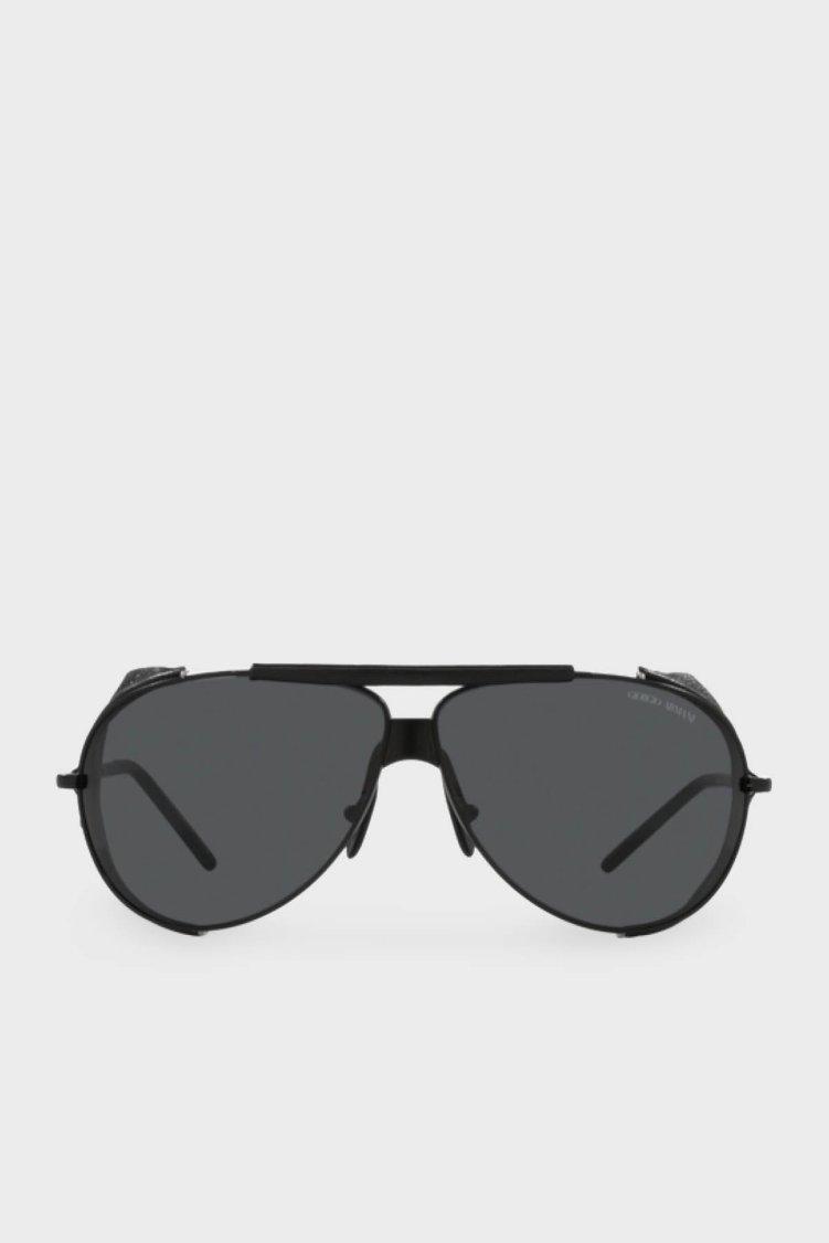 Giorgio Armani Pilot Güneş Erkek Gözlük 0AR6139Q 300187 69 Mat Siyah - Giorgio Armani (1)