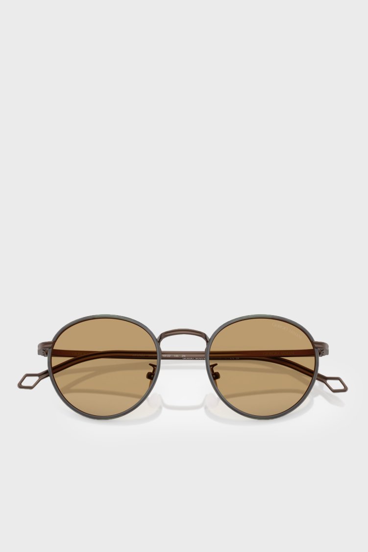 Giorgio Armani Yuvarlak Güneş Erkek Gözlük 0AR6163J 300673 49 Bakır - Giorgio Armani (1)
