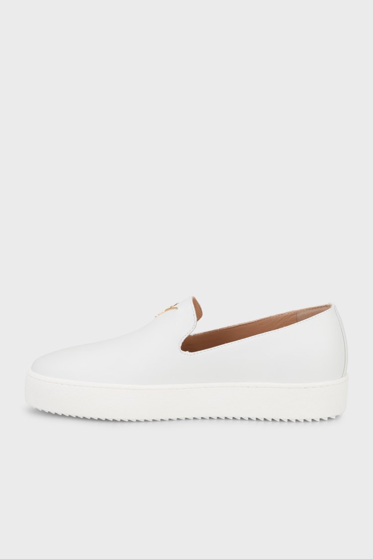 Giuseppe Zanotti Deri Loafer Erkek Ayakkabı RM60019-003 BEYAZ - Giuseppe Zanotti (1)