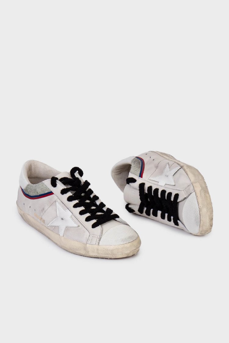 Golden Goose Deri Eskitme Detaylı Sneaker Erkek Ayakkabı GMF00841.F006866.10973 Bej - Golden Goose (1)