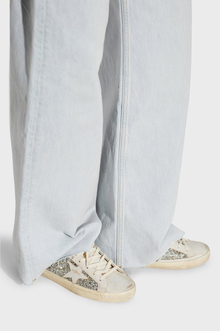 Golden Goose Deri Sneaker Kadın Ayakkabı GWF00103.F008901.10931 Beyaz-gümüş - Golden Goose (1)