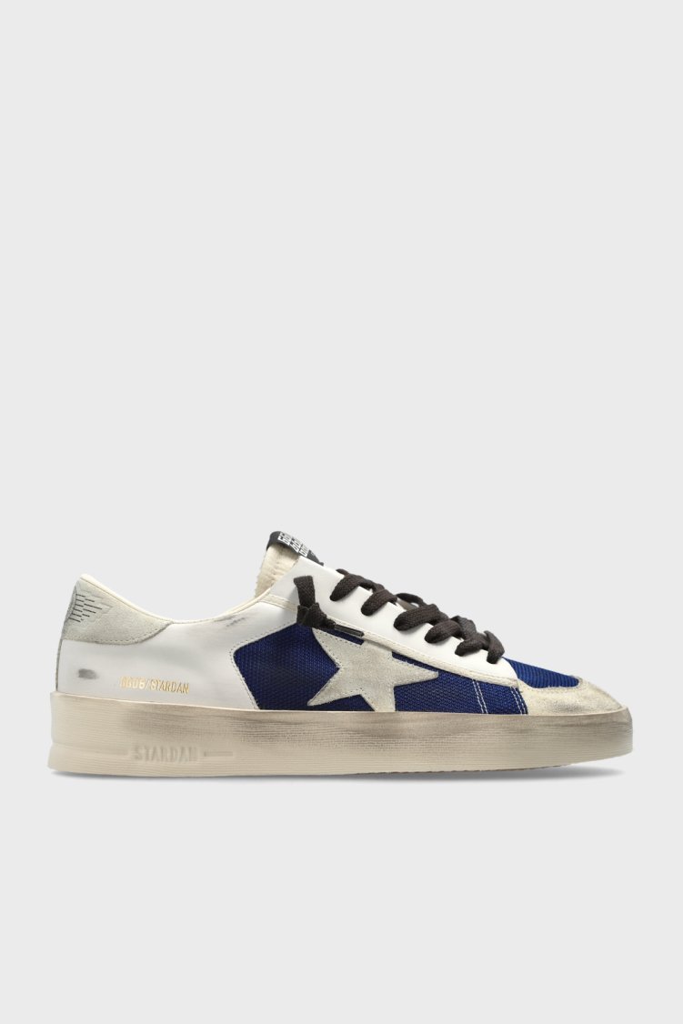Golden Goose Erkek Ayakkabı GMF00128.F008759.51137 Ekru-lacivert - Golden Goose