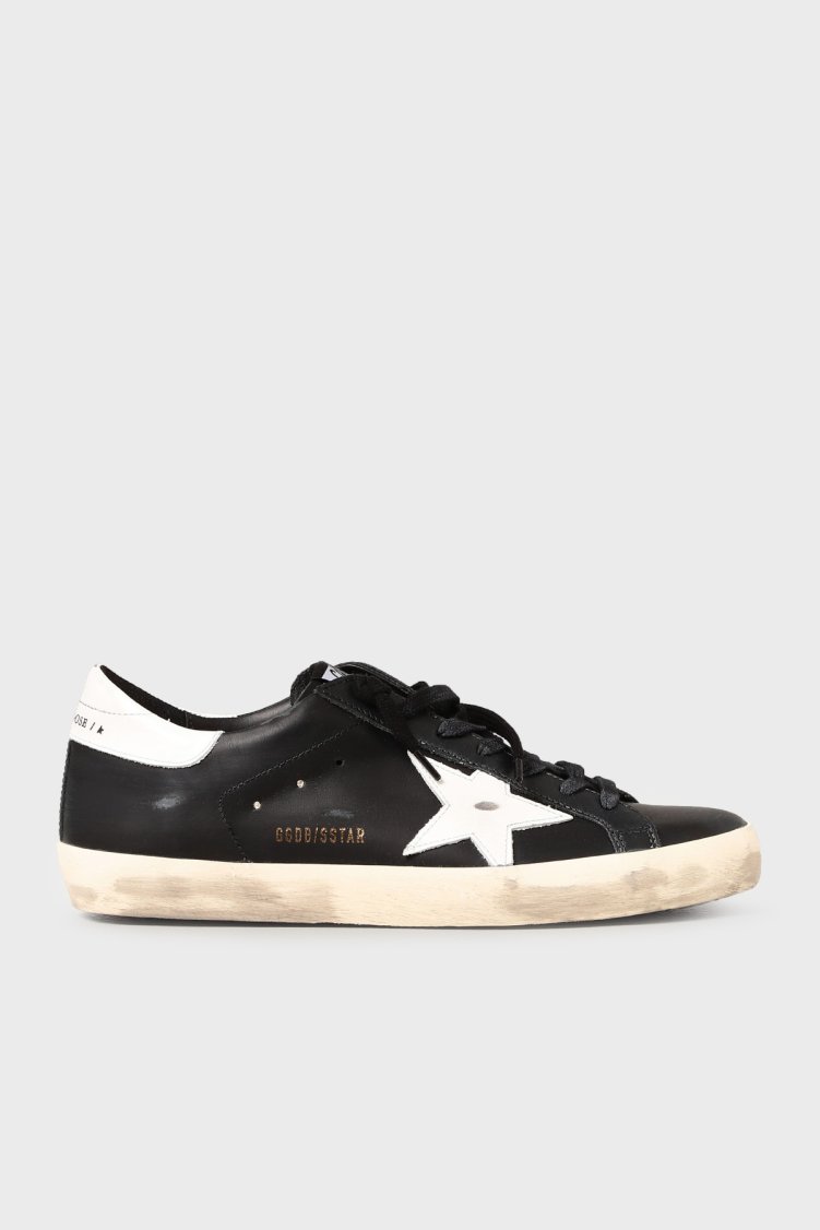 Golden Goose Hakiki Deri Sneaker Erkek Ayakkabı GMF00101.F000321.80203 Siyah - Golden Goose