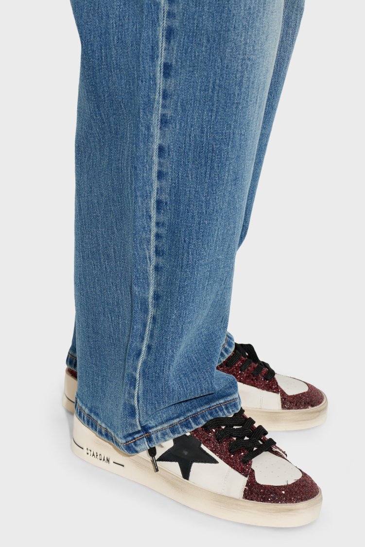 Golden Goose Hakiki Deri Sneaker Kadın Ayakkabı GWF00333.F008766.15994 Bordo-beyaz-siyah - Golden Goose (1)