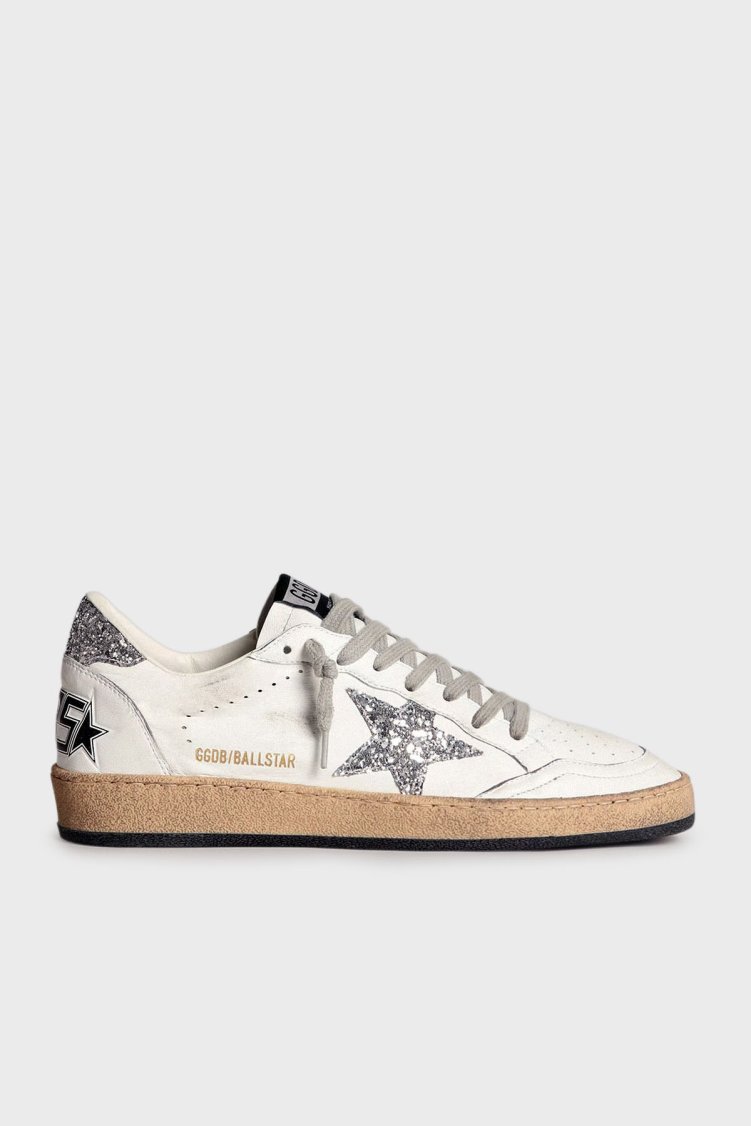 Golden Goose Logolu Hakiki Deri Sim Detaylı Sneaker Kadın Ayakkabı GWF00117.F003773.11325 Beyaz - Golden Goose