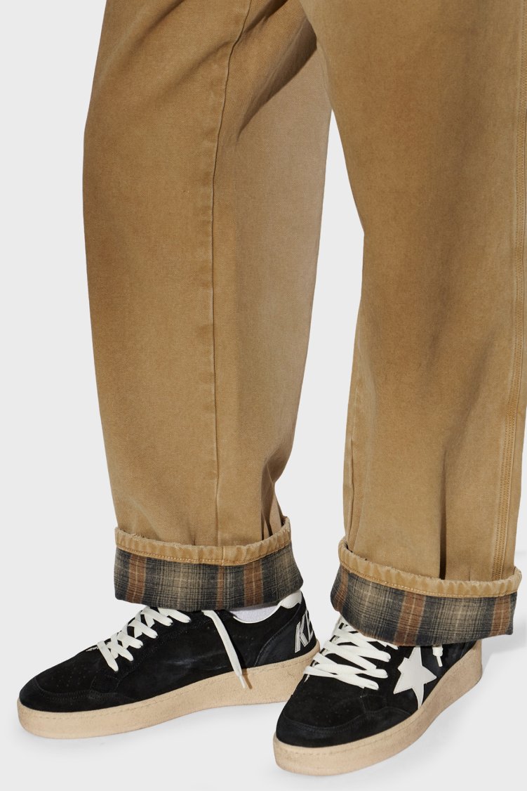 Golden Goose Logolu Süet Sneaker Erkek Ayakkabı GMF00804.F008504.80203 Siyah - Golden Goose (1)